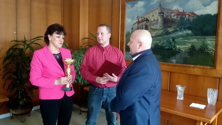 Hokejisti si prevzali ocenenie od primátorky